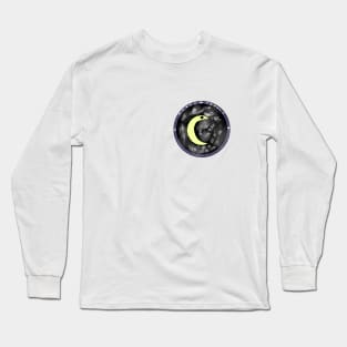 Moon With Eyes Long Sleeve T-Shirt